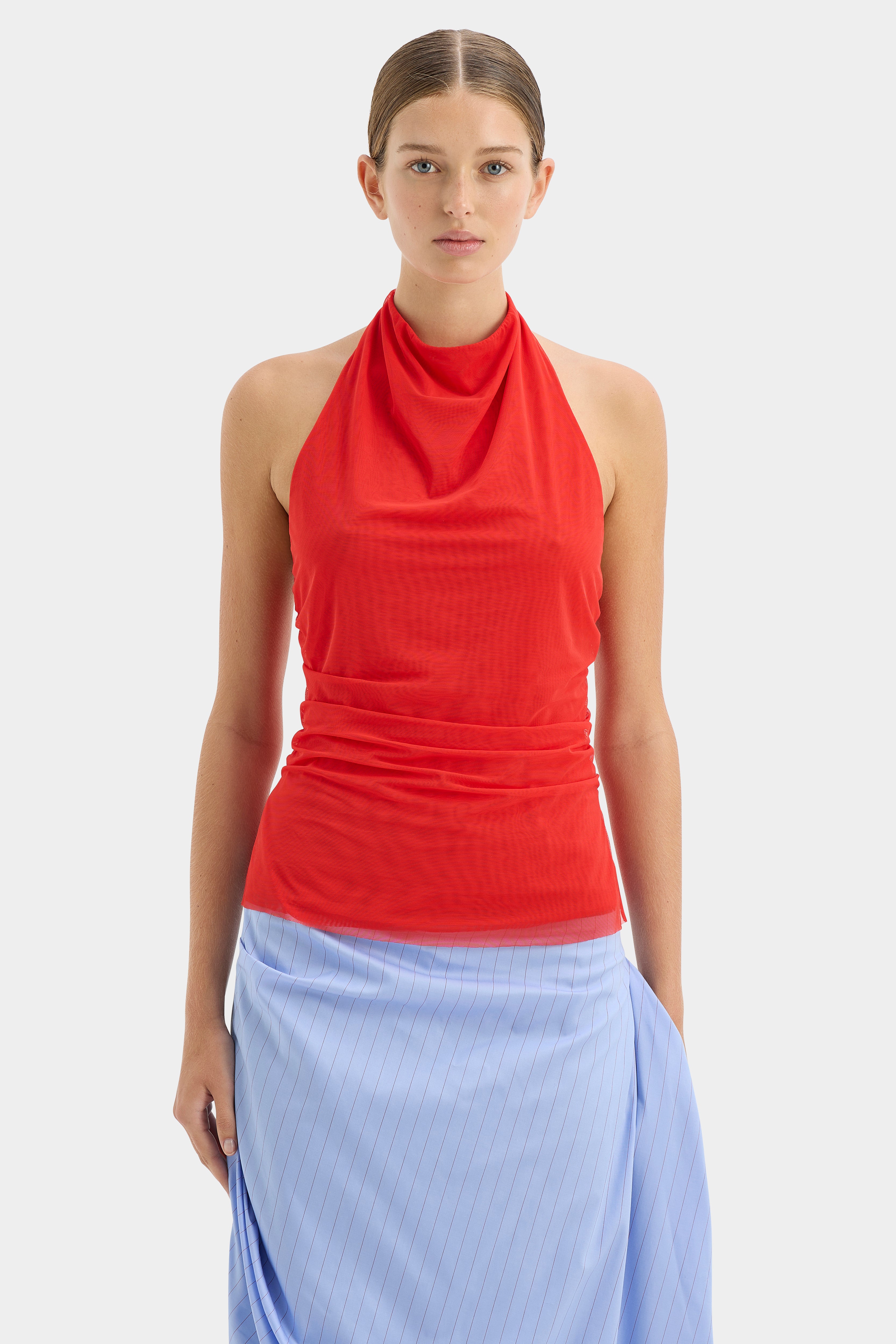 Jacques Mesh Halter Top for Women - Sexy Summer Crop Top with Breathable Design | Perfect for Beach, Party & Night Out