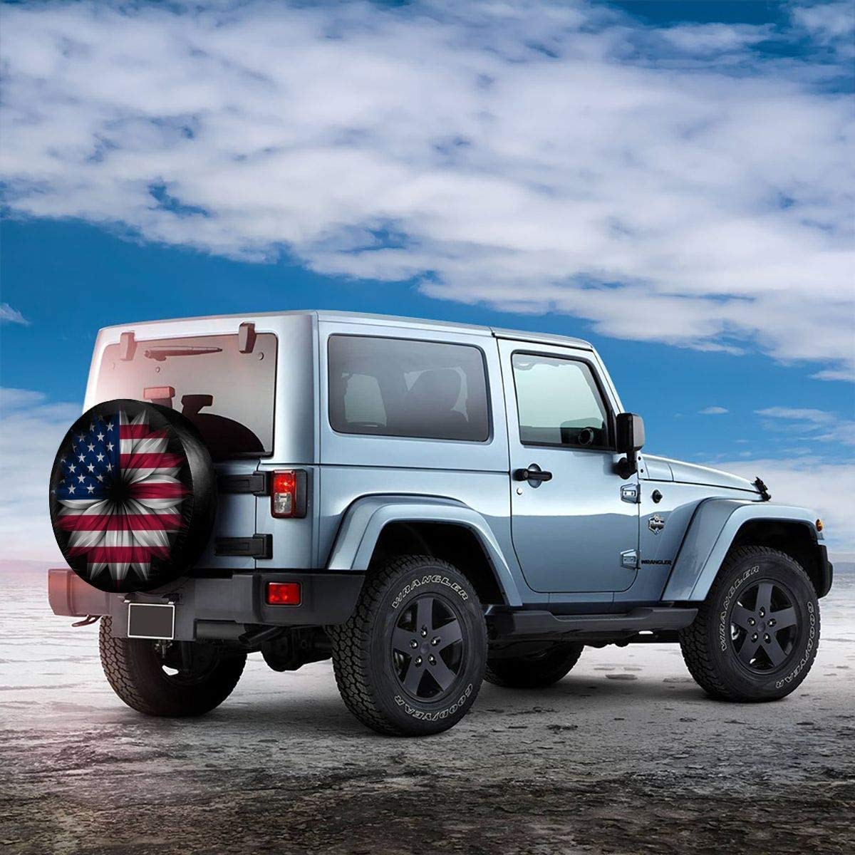 Custom Spare Tire Cover - Personalized Universal Wheel Cover with Text & Image - Fits 14 Inch Trailer, RV, SUV - Perfect for Road Trips & Outdoor Adventures