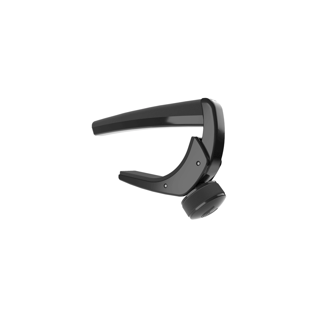 D'Addario Pro Plus Capo - Premium Guitar Capo for Acoustic & Electric Guitars - Black - Perfect for Live Performances, Studio Recording & Practice