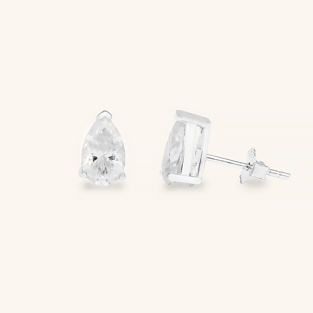 Classic Water Drop Premium Moissanite Stud Earrings for Women - Durable & Hypoallergenic 14K Gold Earrings - Perfect for Weddings, Anniversaries & Special Occasions