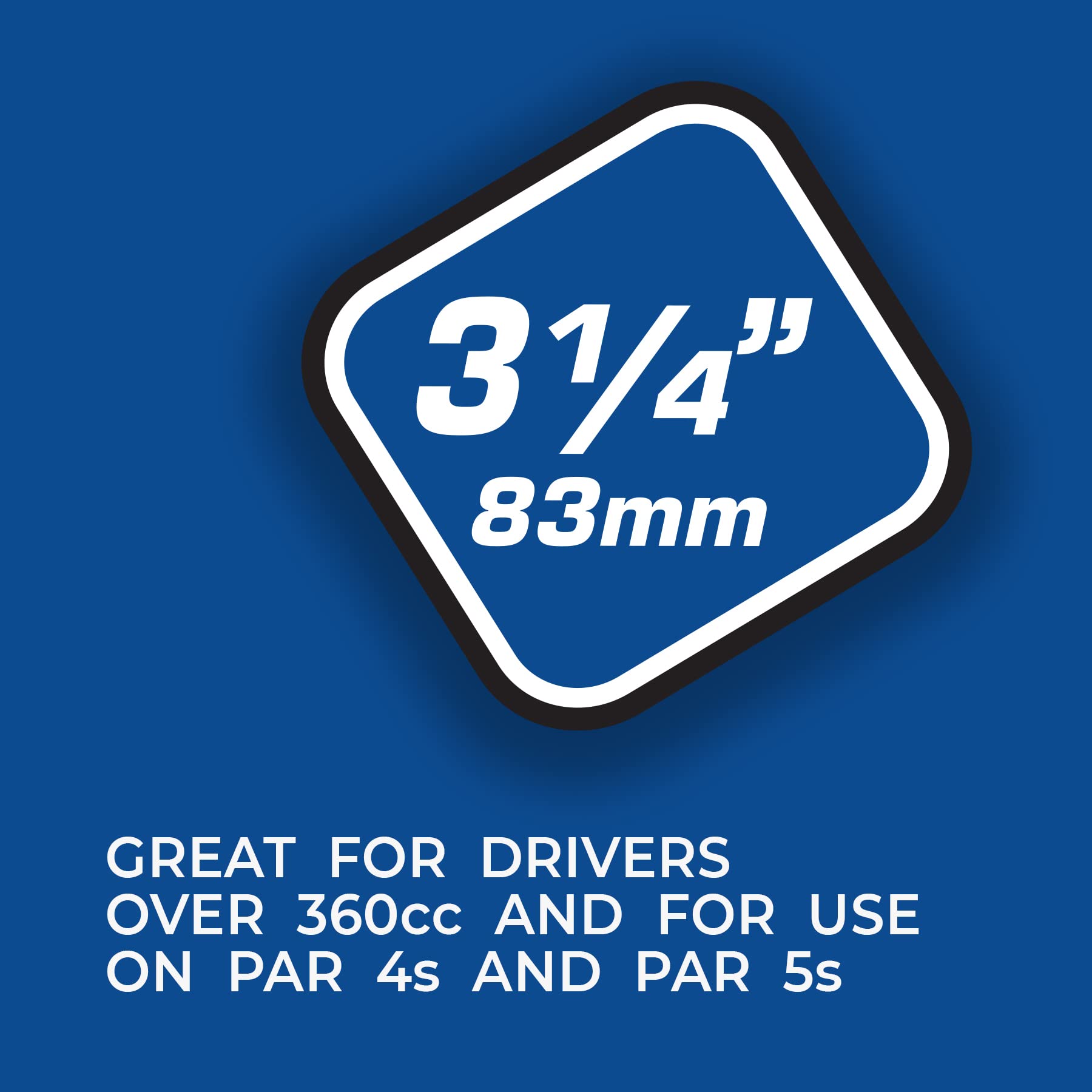 Premium Pride Golf Tees 3-1/4 Inch Natural Wooden Golf Tees - 400 Count Pack for Driving Range & Tournament Play - Durable & Eco-Friendly Golf Accessories