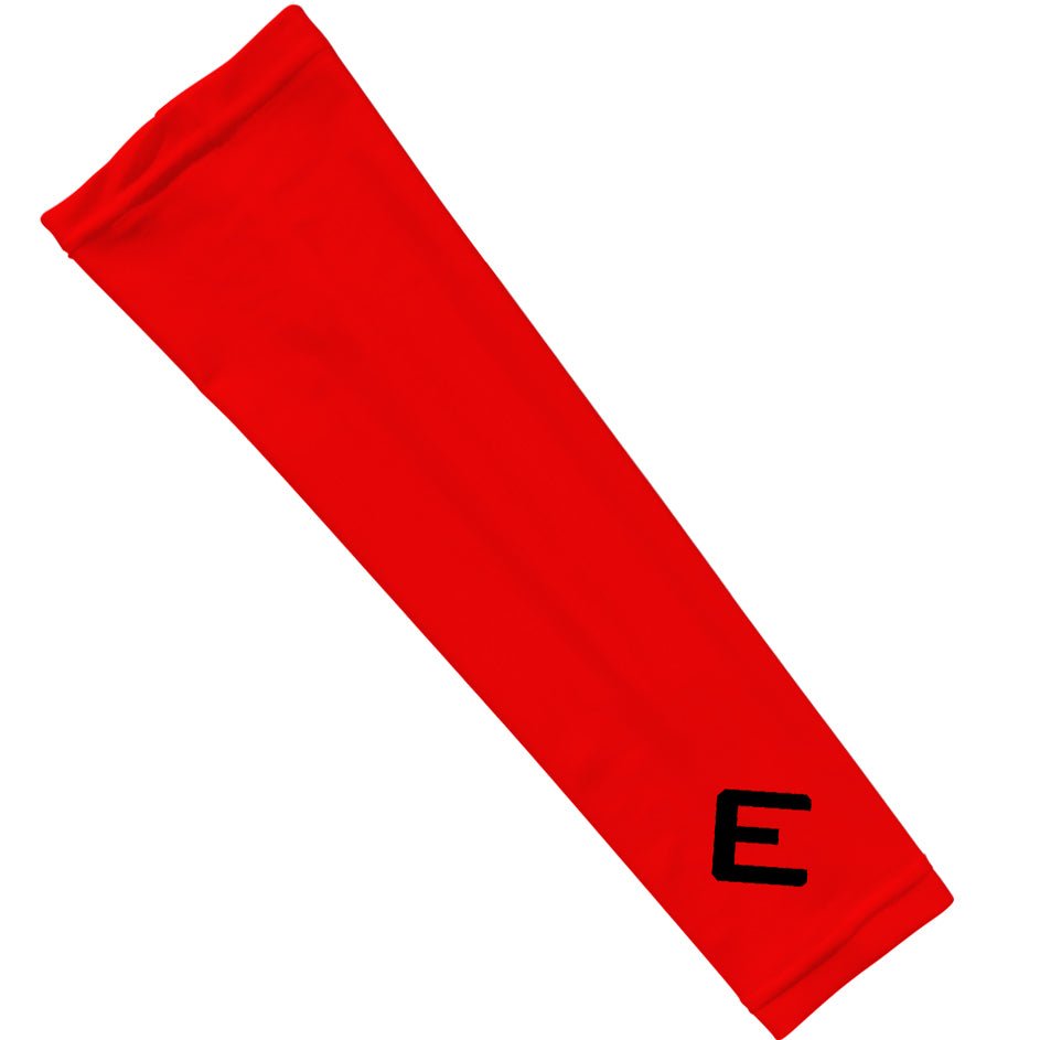 Red Arm Sleeve for Sports & Workout - Compression Support for Basketball, Tennis & Gym Training