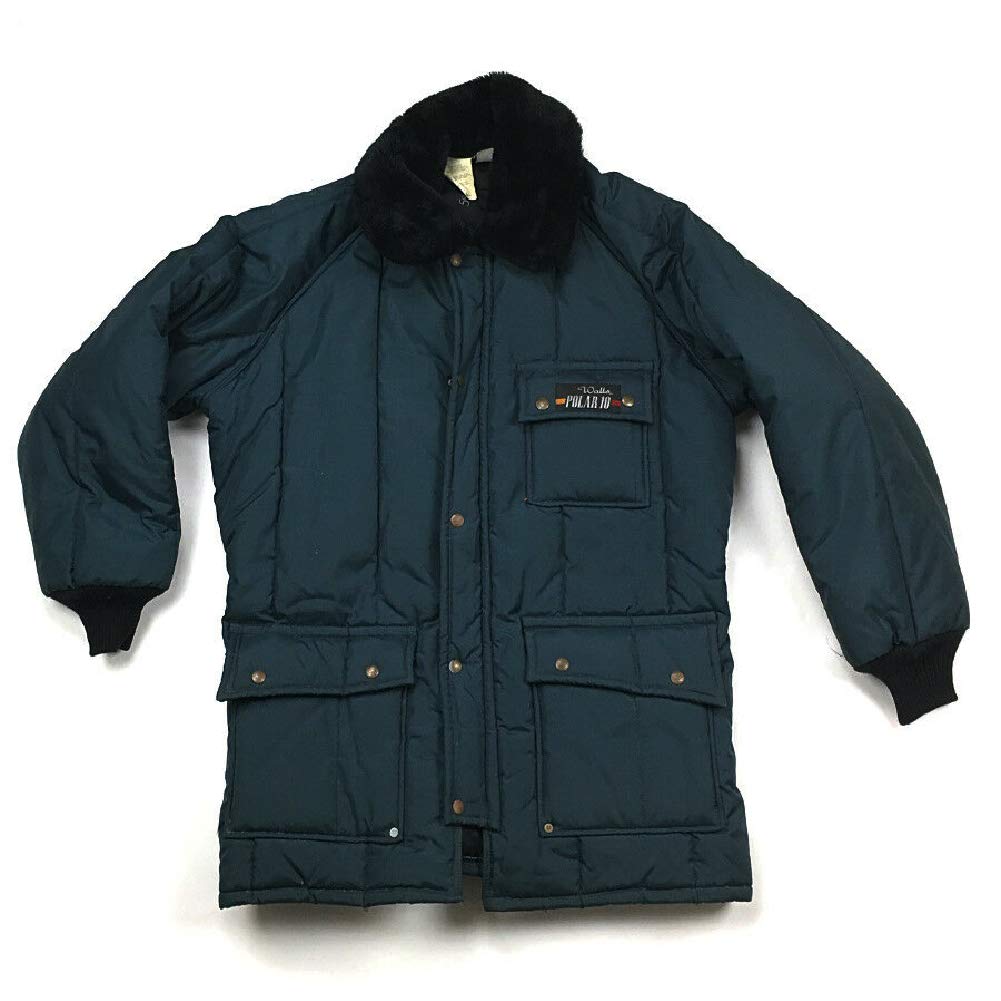 Big and Tall Insulated Freezer Jacket for Men - Heavy Duty Cold Weather Work Coat in Navy Blue | Perfect for Warehouse, Construction & Outdoor Winter Jobs