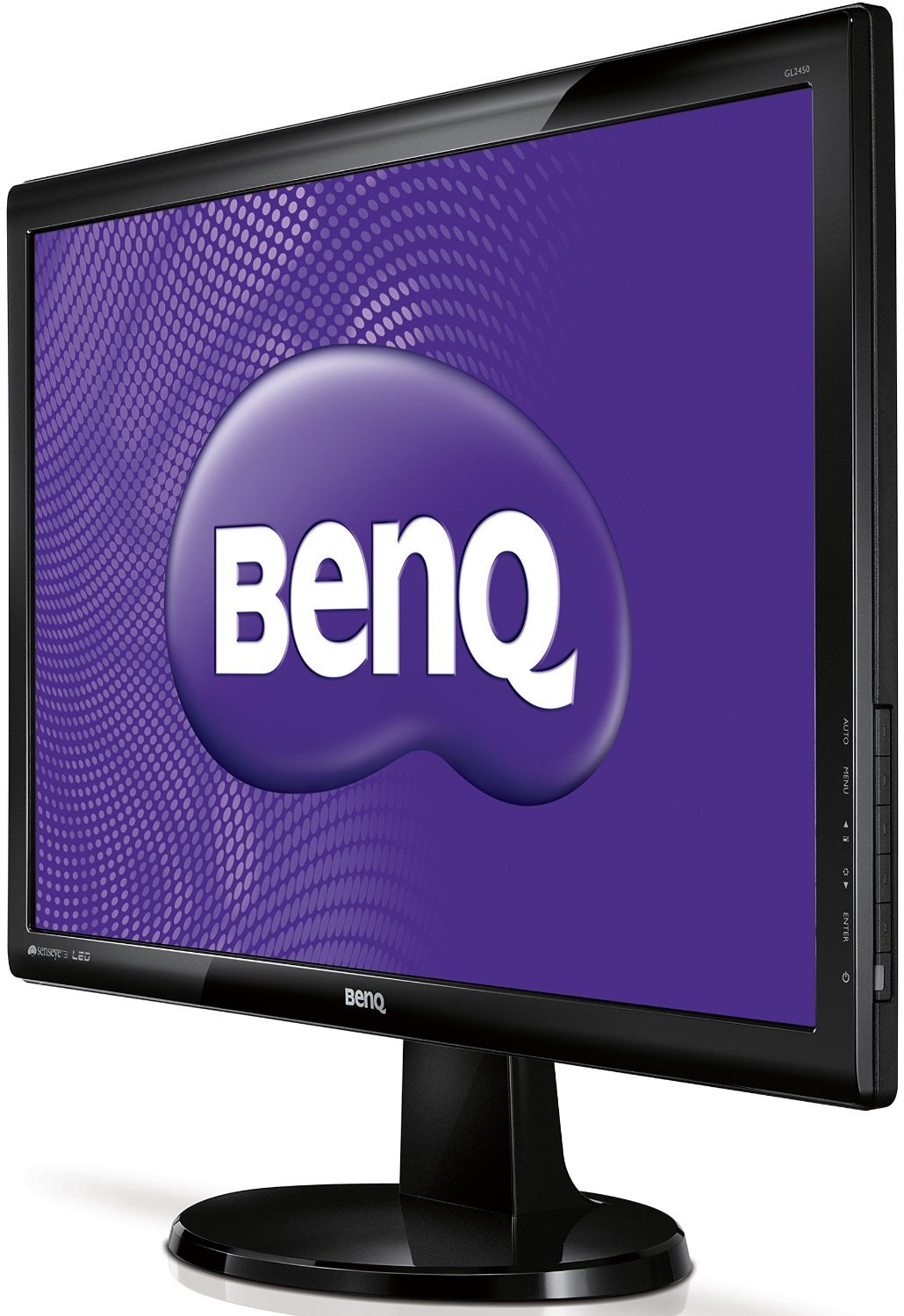 BenQ GL2450 24-Inch Full HD 1080p LED Monitor - 1920x1080, 5ms Response Time, 250cd/m² Brightness, TN Panel, VESA Mountable - Ideal for Home Office, Gaming, and Multimedia Entertainment