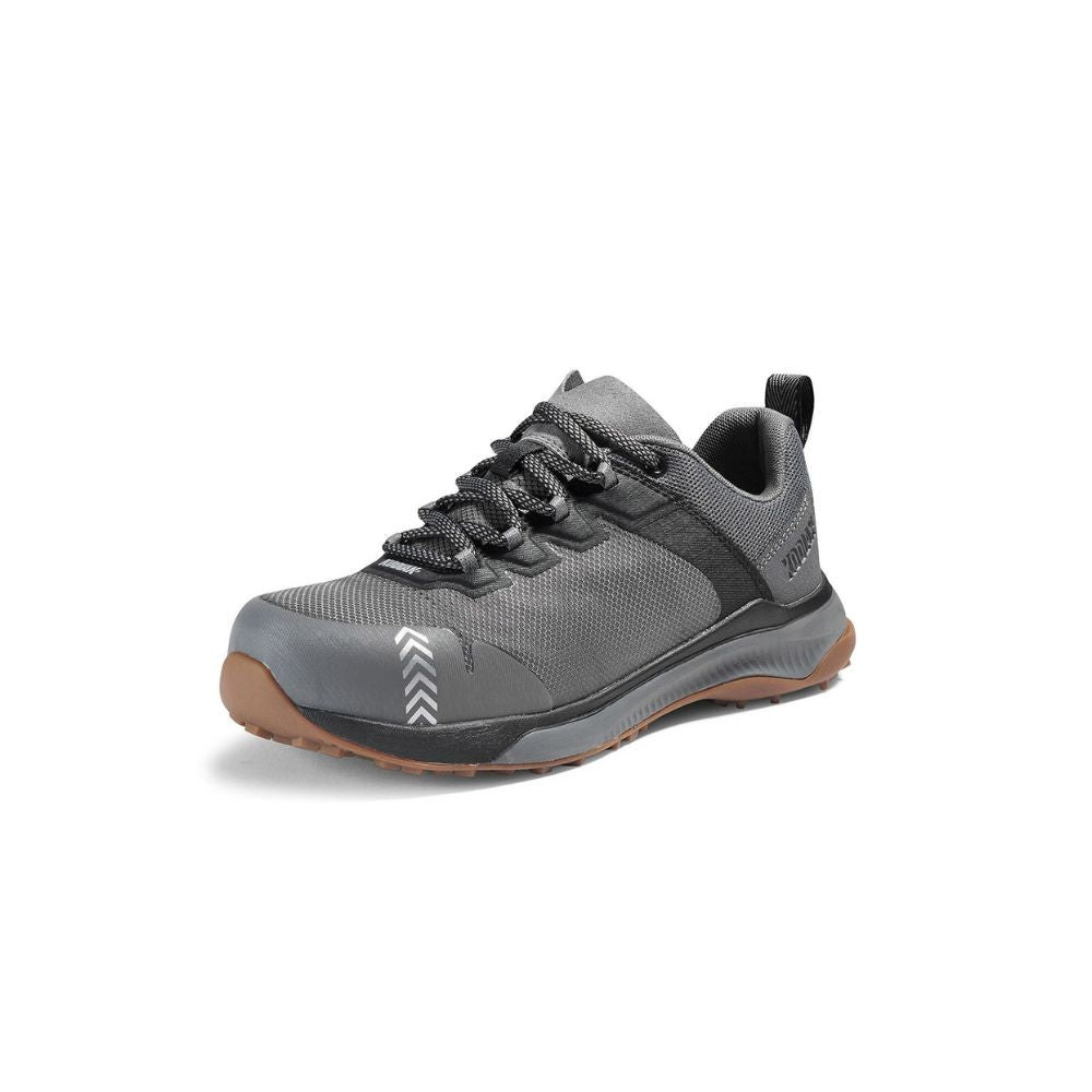Kodiak Quicktrail Women's Composite Toe Work Safety Athletic Shoes - Lightweight & Slip-Resistant for Construction, Warehouse & Outdoor Work (Grey, KD0A4TGXGYX)