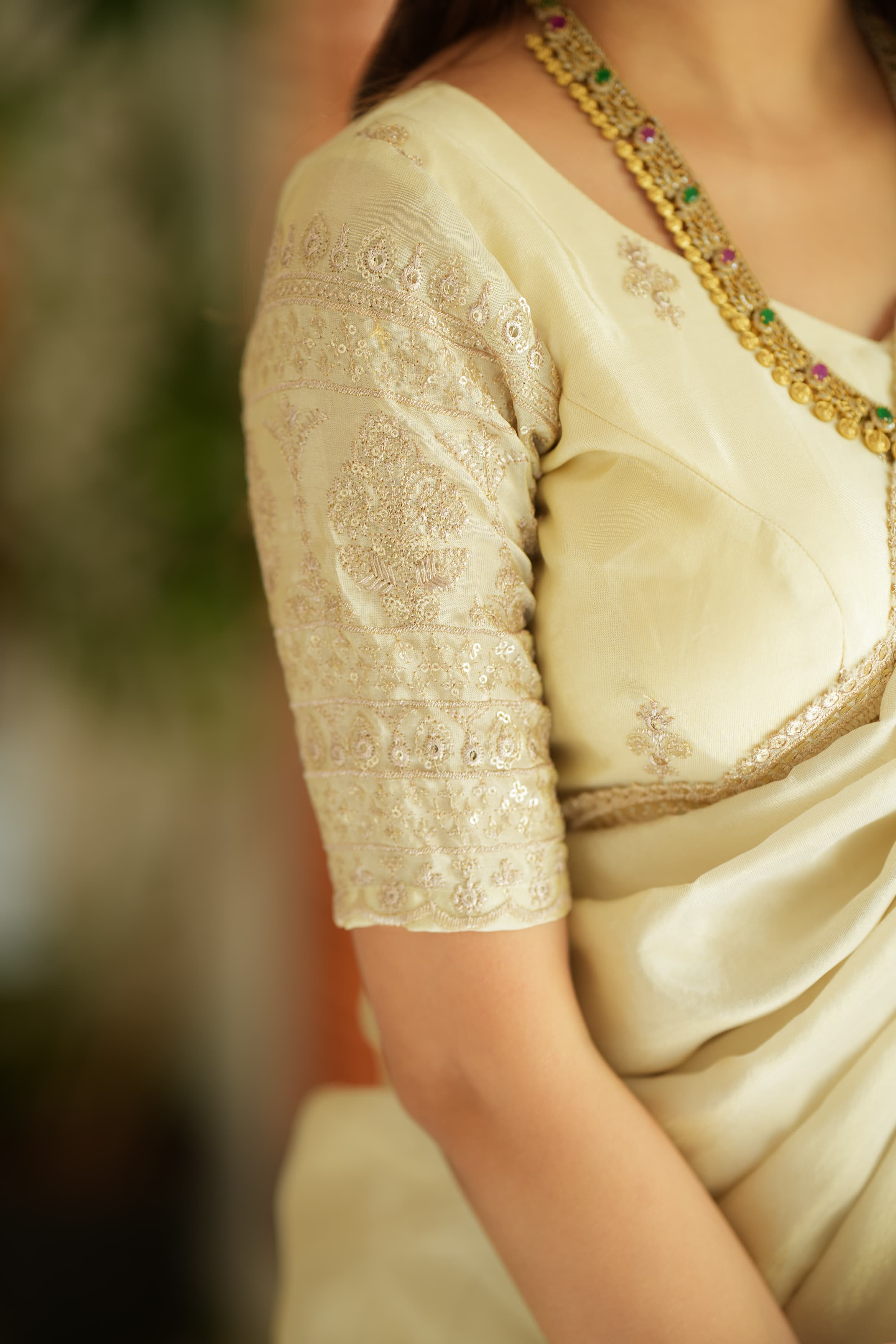 DD753 Mallika Pure Tissue Half Saree - Elegant Indian Traditional Wear for Weddings & Festivals | Lightweight & Comfortable for Daily Use