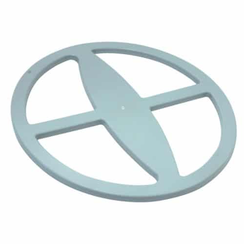 Tesoro 12 x 10 Inch Open Gray Metal Detector Search Coil Cover - Waterproof Protection for Beach, Park & Treasure Hunting Accessories