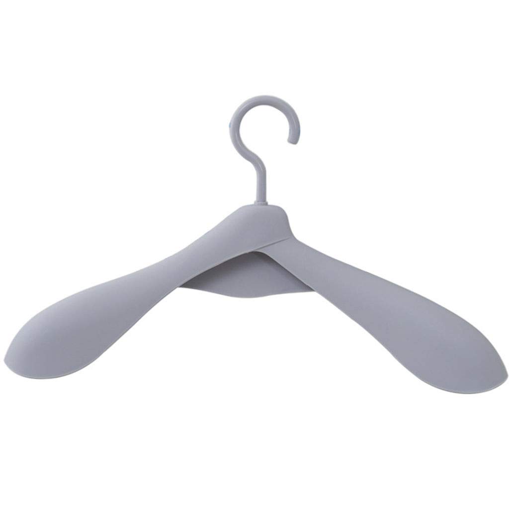 ZHFEL 10-Pack Wide Shoulder No-Slip Clothes Hangers - Durable Plastic Space-Saving Hangers for Shirts, Dresses & Wardrobe Organization - Perfect for Home, Closet & Travel Use