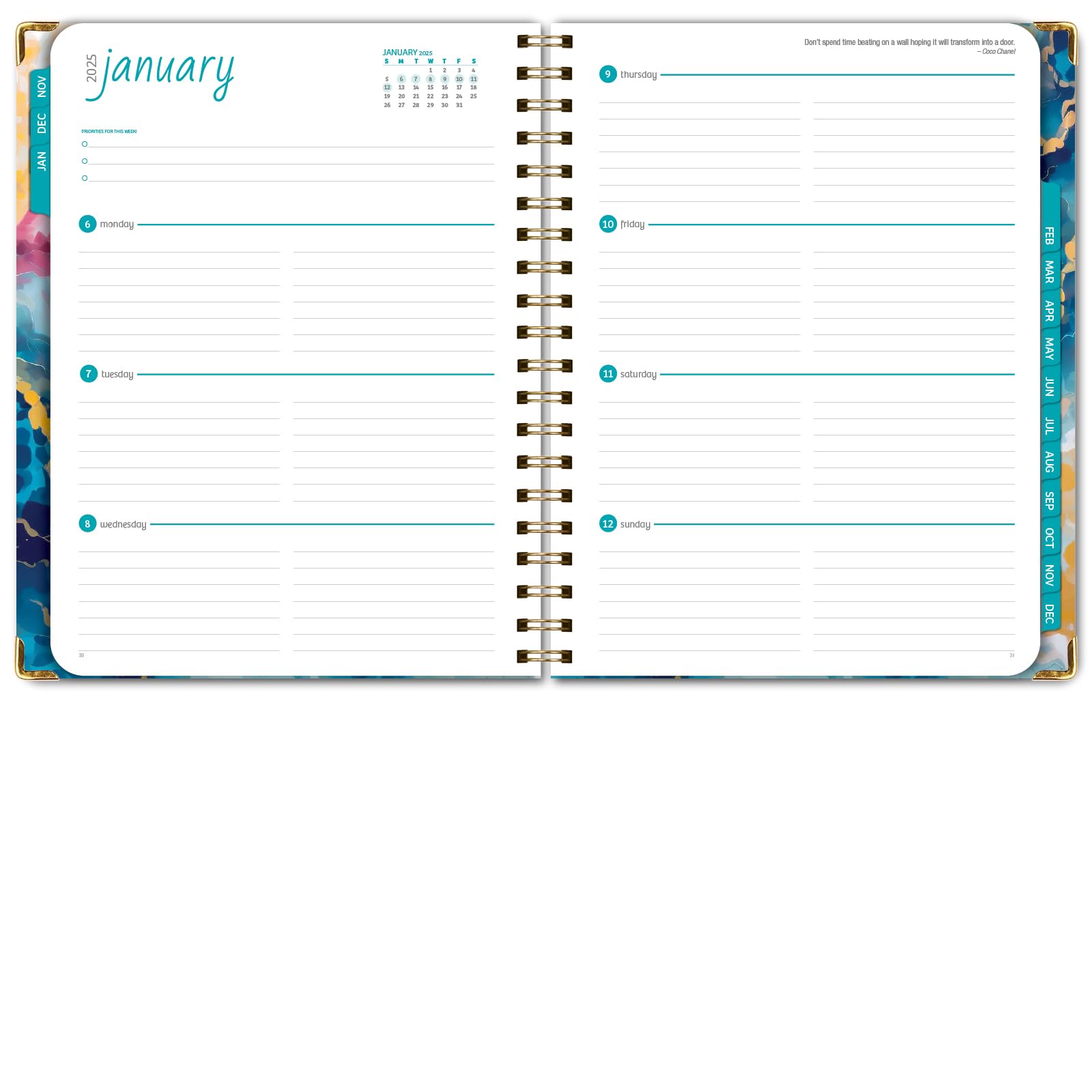 2025 Hardcover Planner 8.5