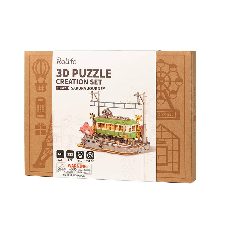 DIY Miniature House Kit: Sakura Journey - Creative Craft Kit for Adults & Teens - Perfect for Relaxation, Home Decor & Gift Giving