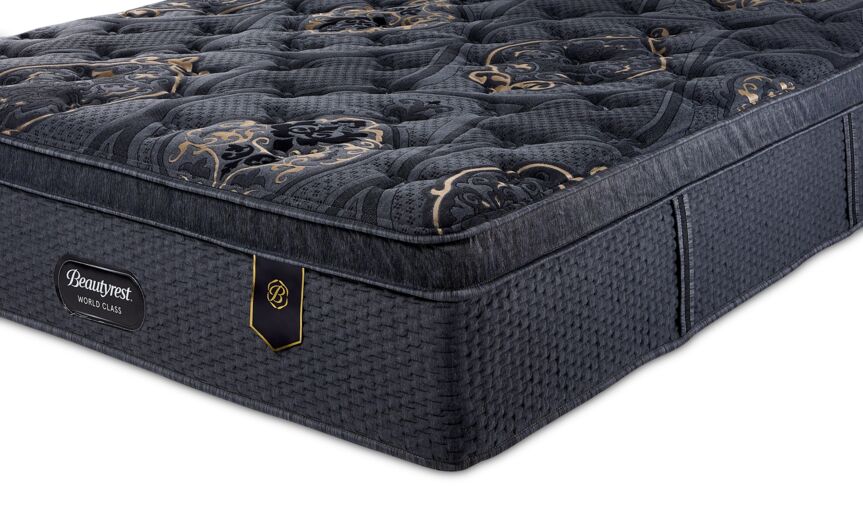 Beautyrest World Class Legacy Medium Firm King Size Mattress - Premium Support for Restful Sleep in Master Bedrooms & Guest Rooms