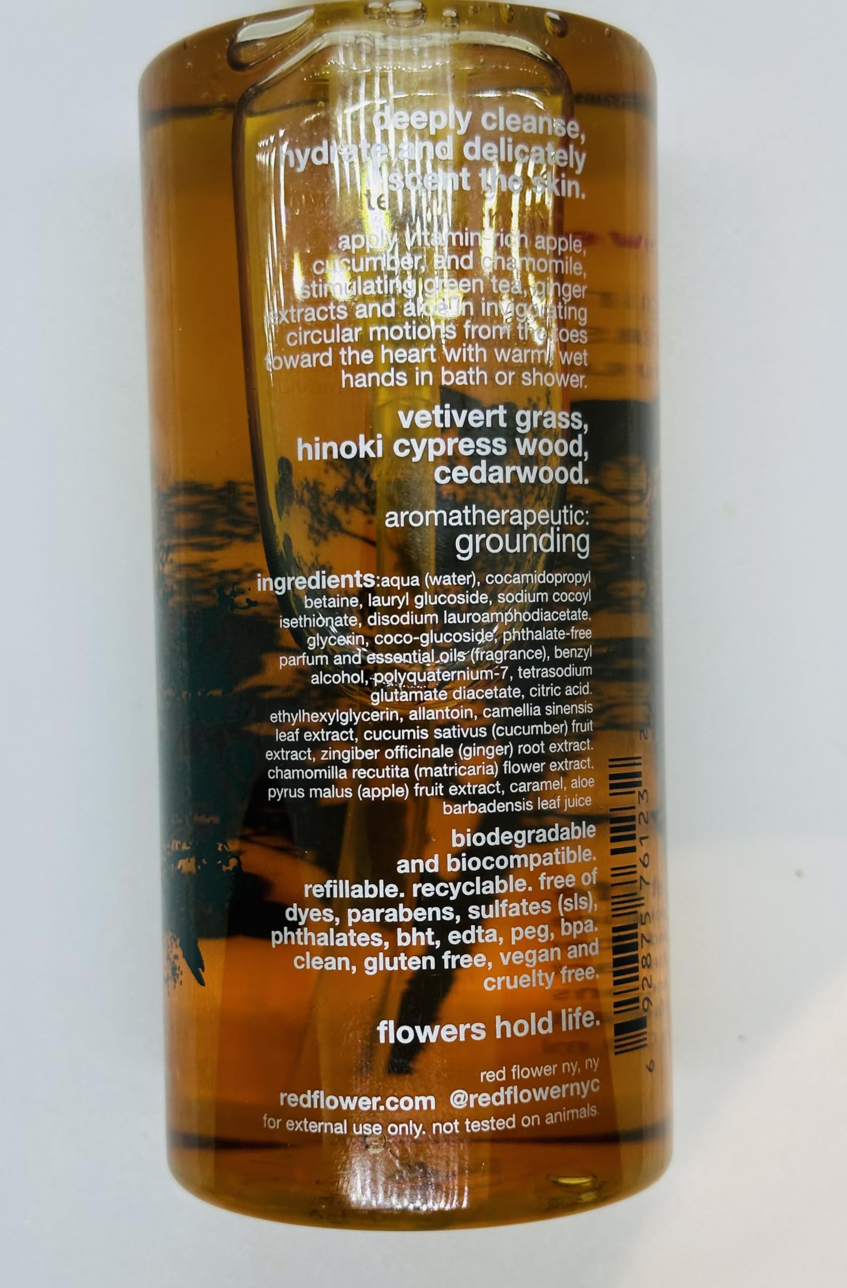 Red Flower Wanderlust Purifying Body Wash - Hydrating & Detoxifying Shower Gel for All Skin Types | Perfect for Travel, Gym & Daily Skincare Routine