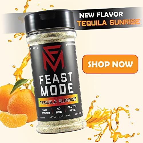 Tequila Sunrise Seasoning Powder - All Natural, Gluten Free, Low Sodium, No MSG - Lime Orange Flavor with Honey - Healthy Meal Prep Spice for Chicken, Ham, Rice & Tacos - Perfect for BBQ, Grilling & Mexican Cuisine