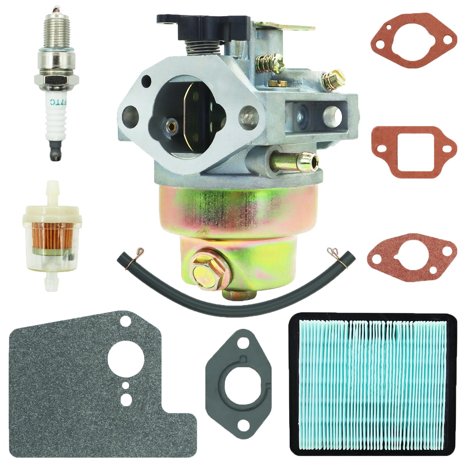 Excell VR2522 Pressure Washer Carburetor Replacement Part - Compatible with 5.5 HP 2500 PSI 2.2 GPM Models - Includes Air Filter Cleaner - Perfect for Pressure Washer Maintenance & Repair