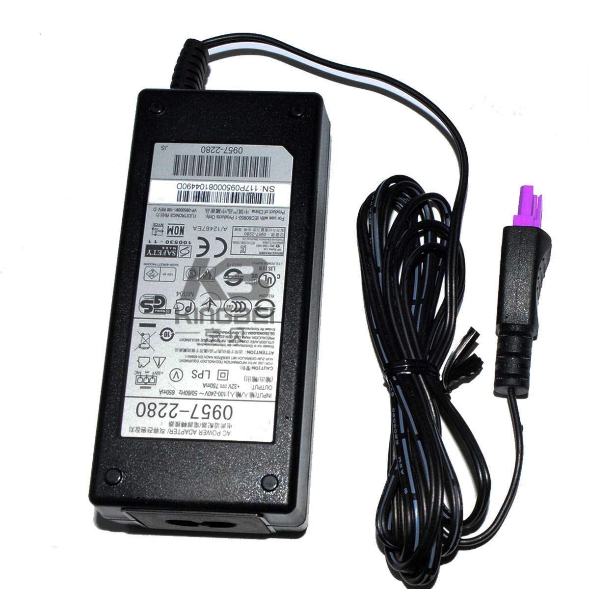 HP Photosmart D110 Series Printer AC/DC Power Adapter - SNPRH-0901 FPU CN731-64003 Replacement Charger Cord for All-in-One Inkjet Printer - Perfect for Home Office Printing & Scanning Tasks