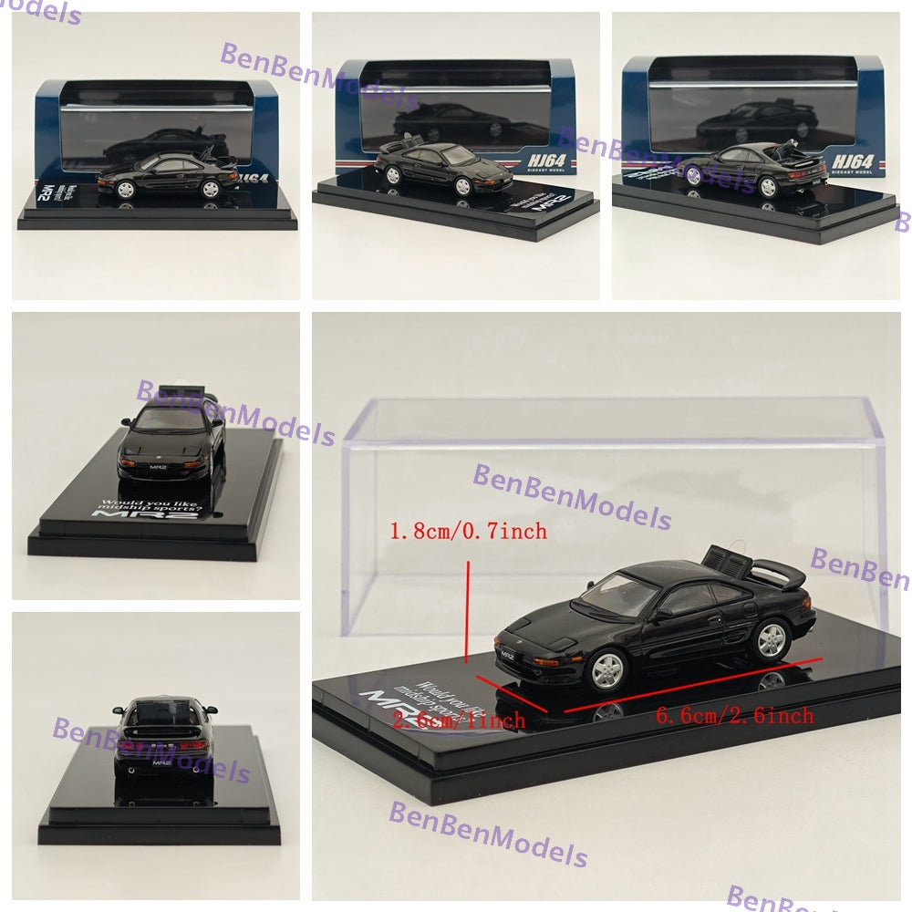 1/64 Scale Toyota MR2 (SW20) GT-S 1993 Diecast Model Car - Limited Edition Collectible for Car Enthusiasts & Hobbyists - Perfect for Display, Gifts, and Model Car Collections