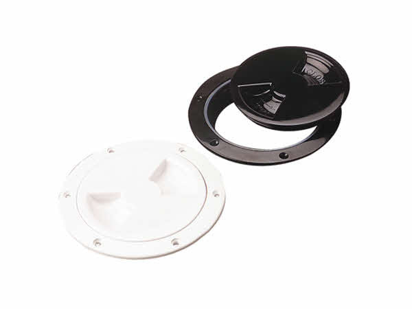 Sea Lect Watertight Screw Out Deck Plate with Internal Collar - Marine Grade Stainless Steel Hatch Cover for Boats, Yachts & RVs - Waterproof Access Panel for Deck Storage & Maintenance