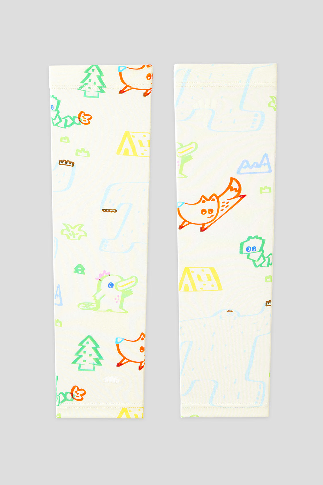 UPF50+ Kids Sun Protection Arm Sleeves - Cute & Breathable UV Sunblock Sleeves for Outdoor Play, Sports, and Beach Activities