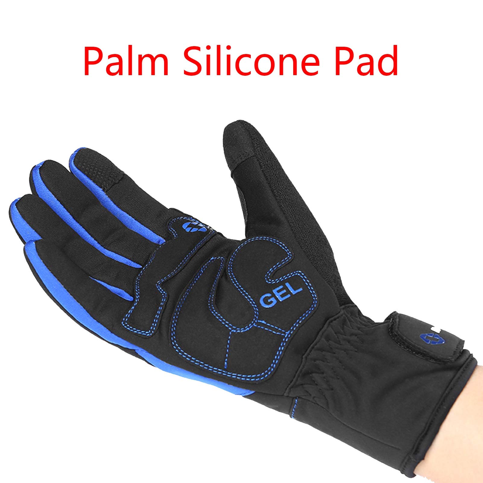 FUFU Winter Touch Screen Gloves for Running, Cycling & Sports - Anti-Slip, Windproof, Thermal Gloves for Men & Women (Black, XXL) - Perfect for Outdoor Activities, Jogging, and Cold Weather Commutes