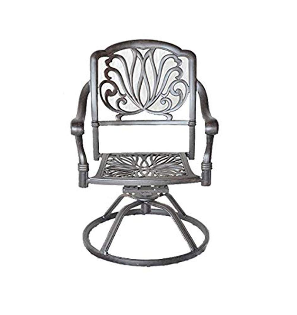 Premium 9-Piece Outdoor Cast Aluminum Patio Dining Set with Comfortable Sesame Seat Cushions - Perfect for Backyard BBQs, Garden Parties & Poolside Entertaining
