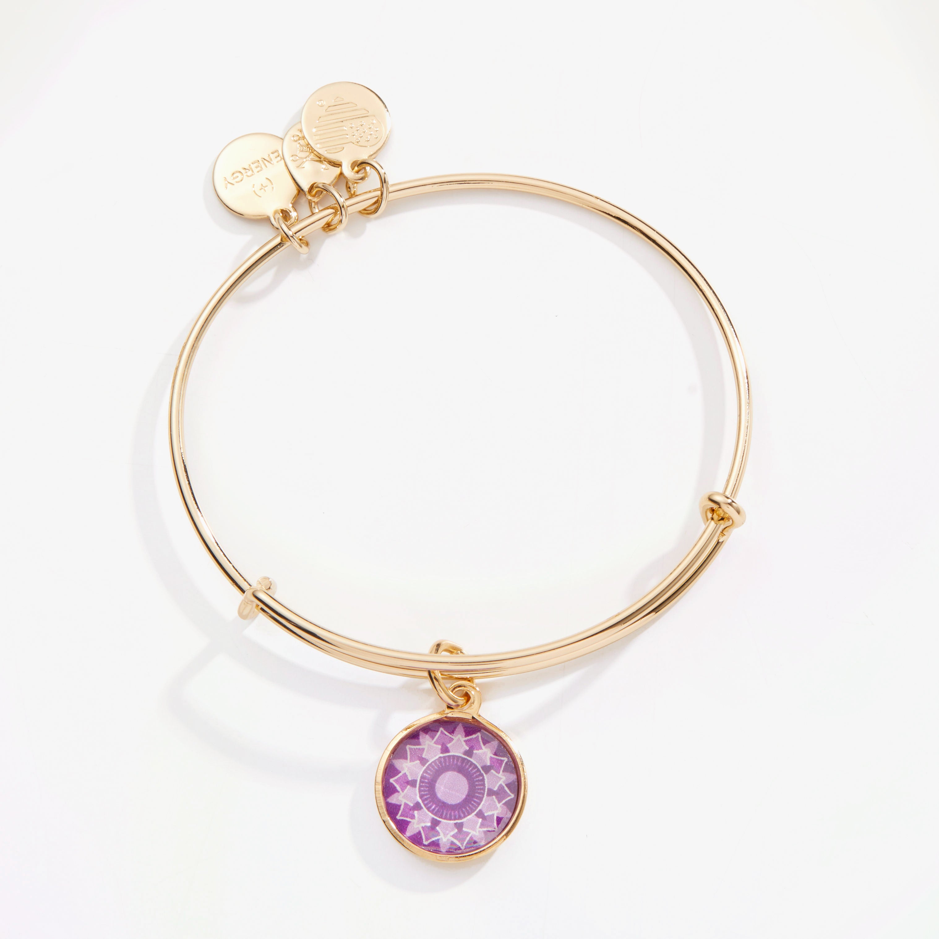 Crown Chakra Healing Bracelet - 7th Chakra Balancing Bangle for Meditation & Spiritual Awakening - Perfect for Yoga, Reiki & Energy Work