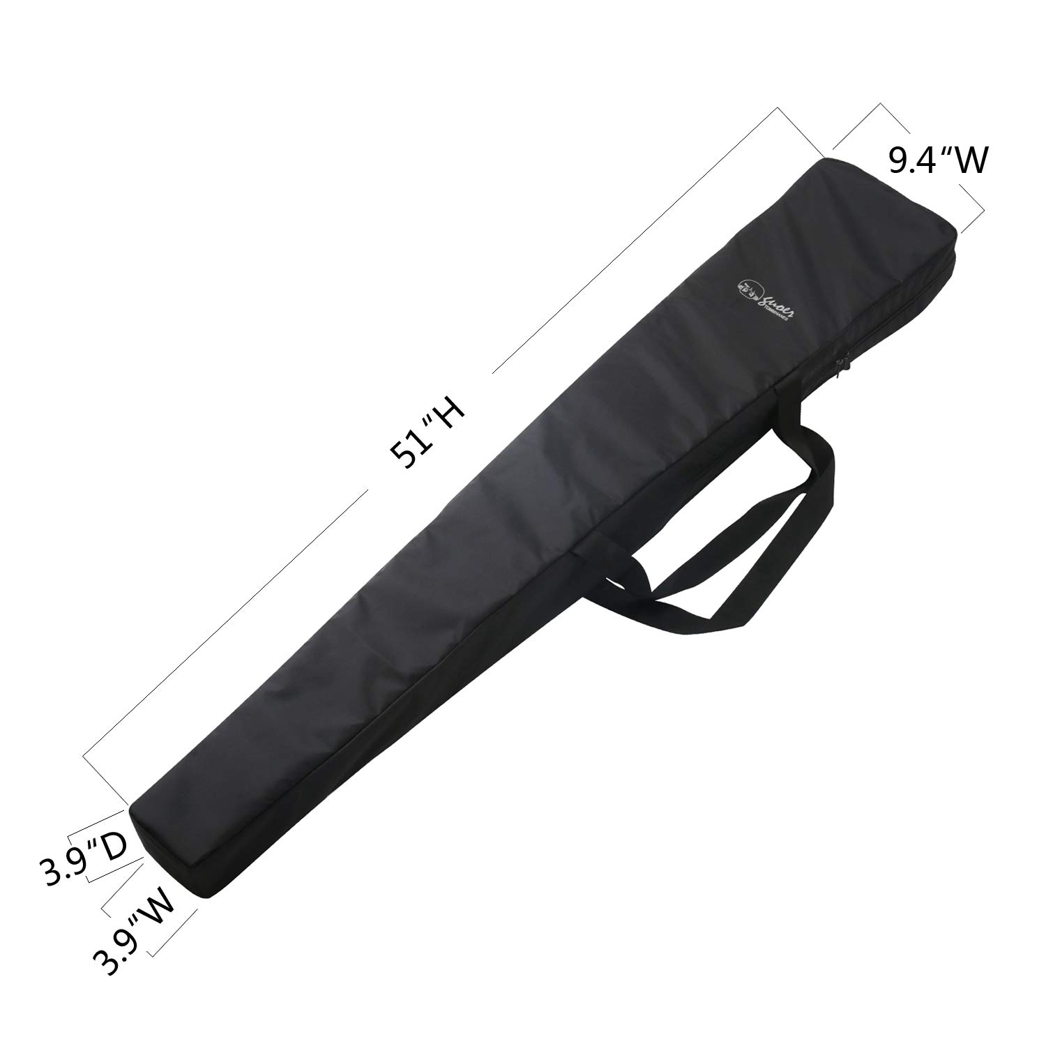 Best Nylon Travel Crutch Bag - Lightweight & Durable One Size Fits All (Black) - Perfect for Airports, Hospitals & Daily Mobility Needs