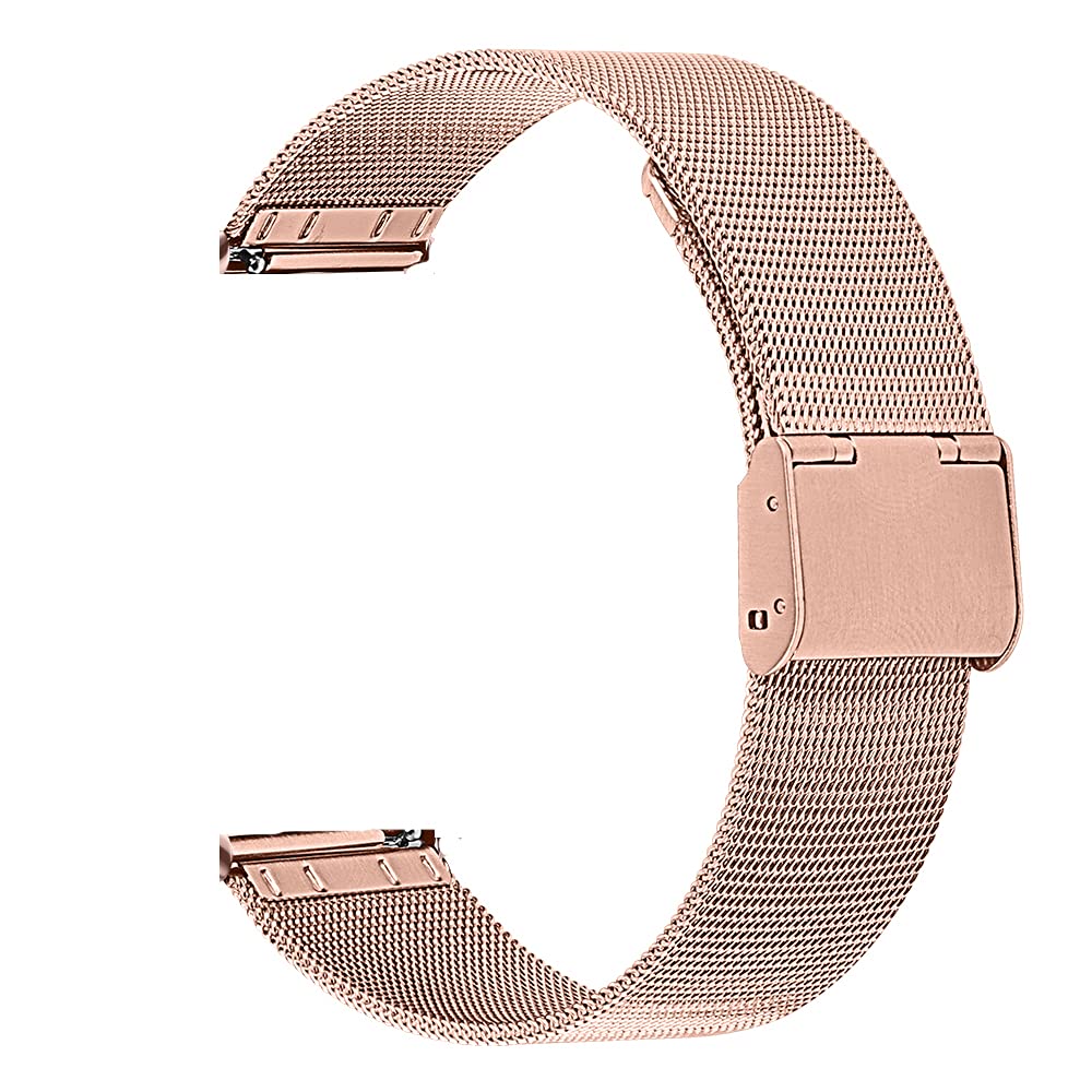 ECSEM Stainless Steel Watch Band for FirYawee Smartwatch - Quick Release Replacement Strap, Durable Metal Wristband Accessory - Perfect for Work, Gym & Everyday Wear