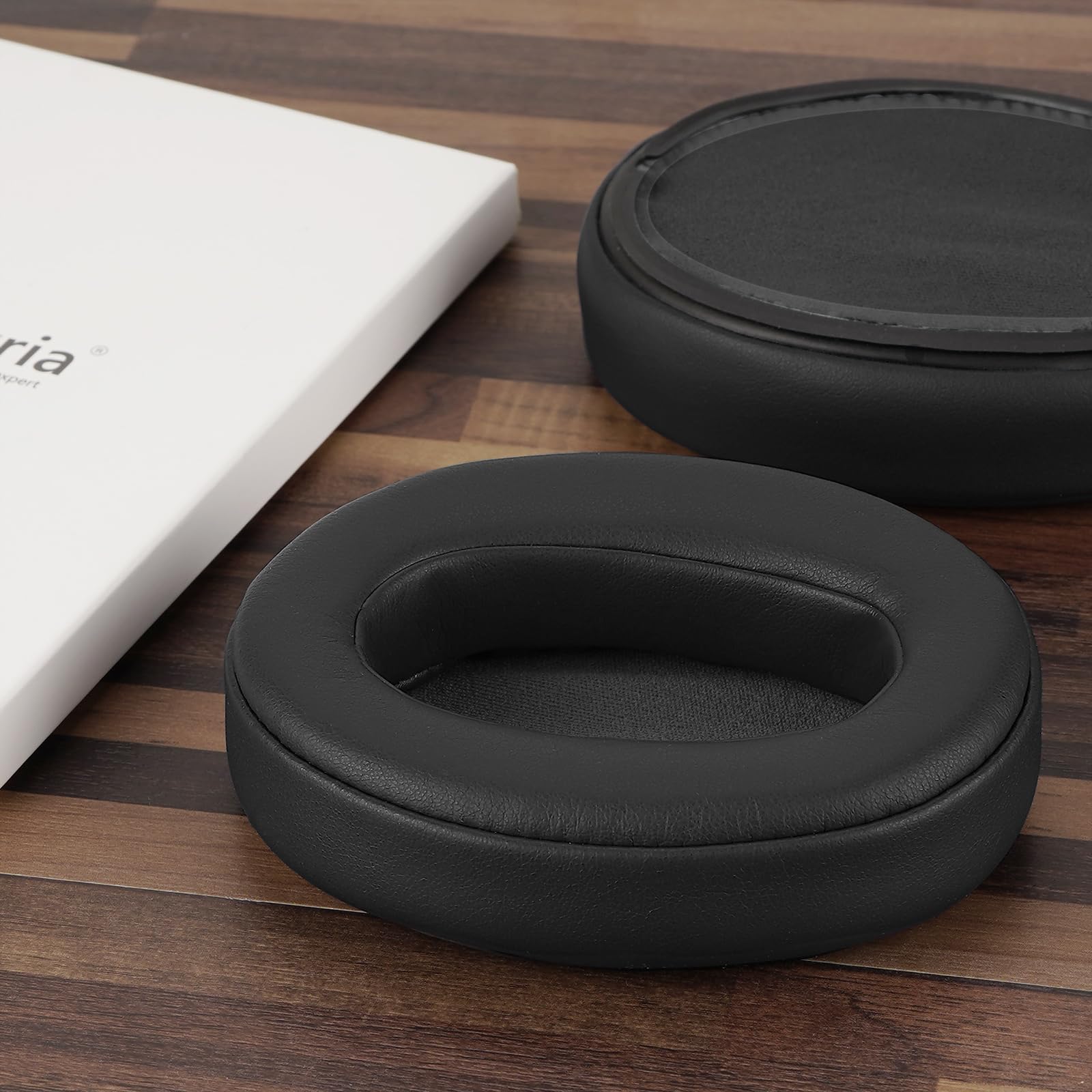 Geekria QuickFit Replacement Ear Pads for Sony WH-XB900N Headphones - Soft Memory Foam Ear Cushions (Black) - Perfect for Gaming, Music & Noise Isolation