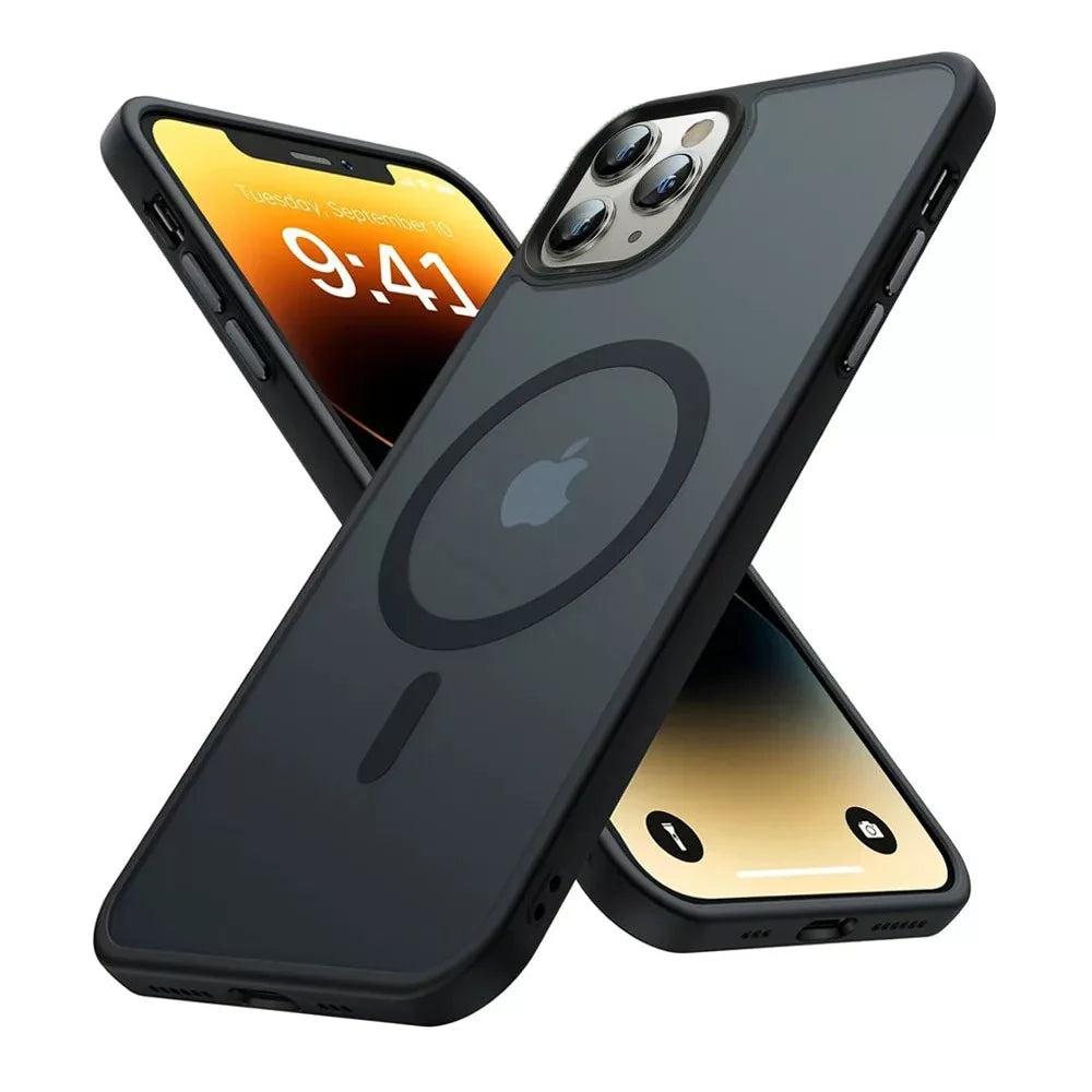 Ultra-Thin NanoShield MagSafe Case for iPhone 14/13/12 - Military-Grade Protection & Perfect Fit - Ideal for Work, Travel & Everyday Use