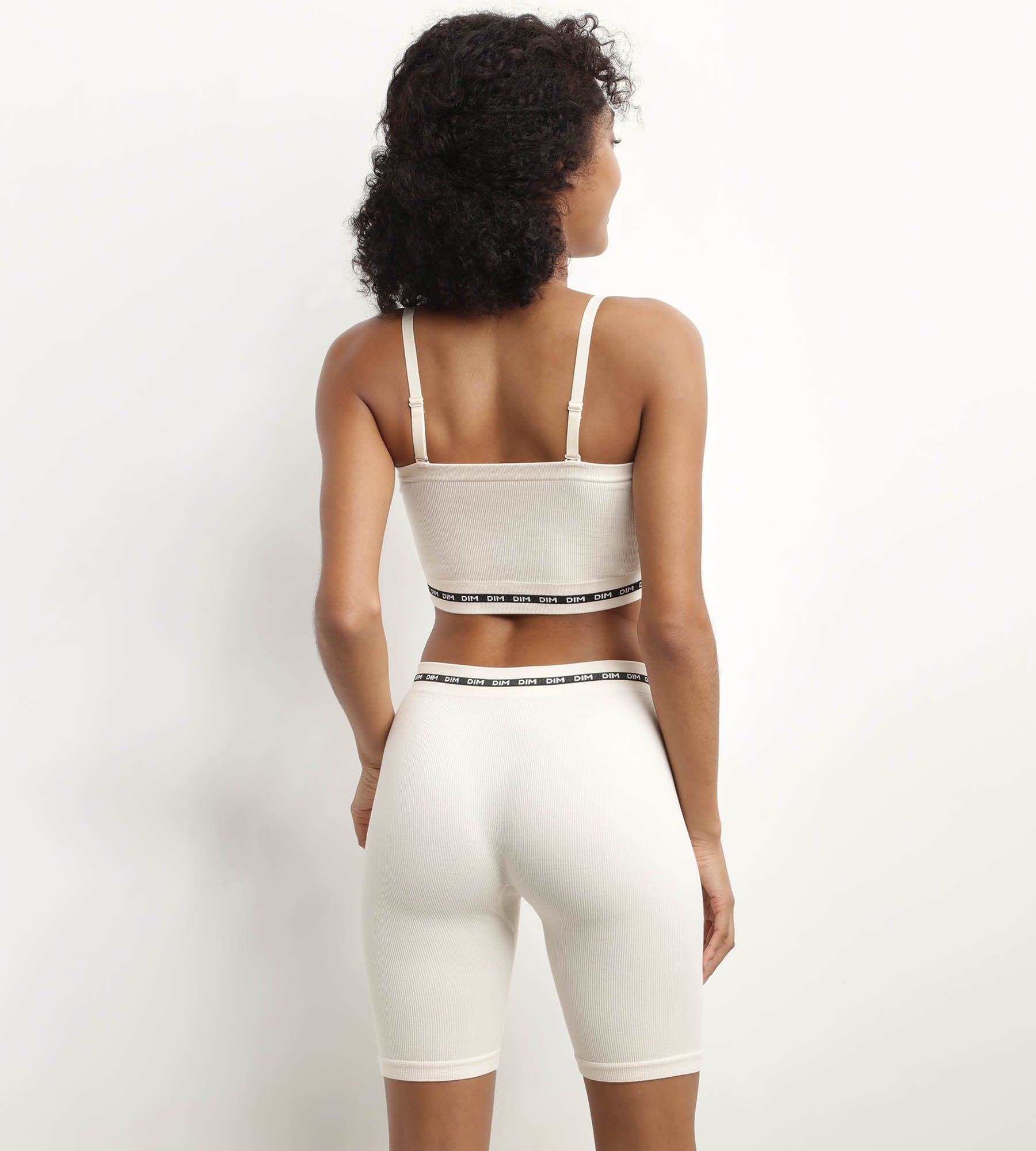 Seamless Modal Polyamide Bandeau Bra - Wireless Beige Comfortable Bralette for Everyday Wear & Yoga
