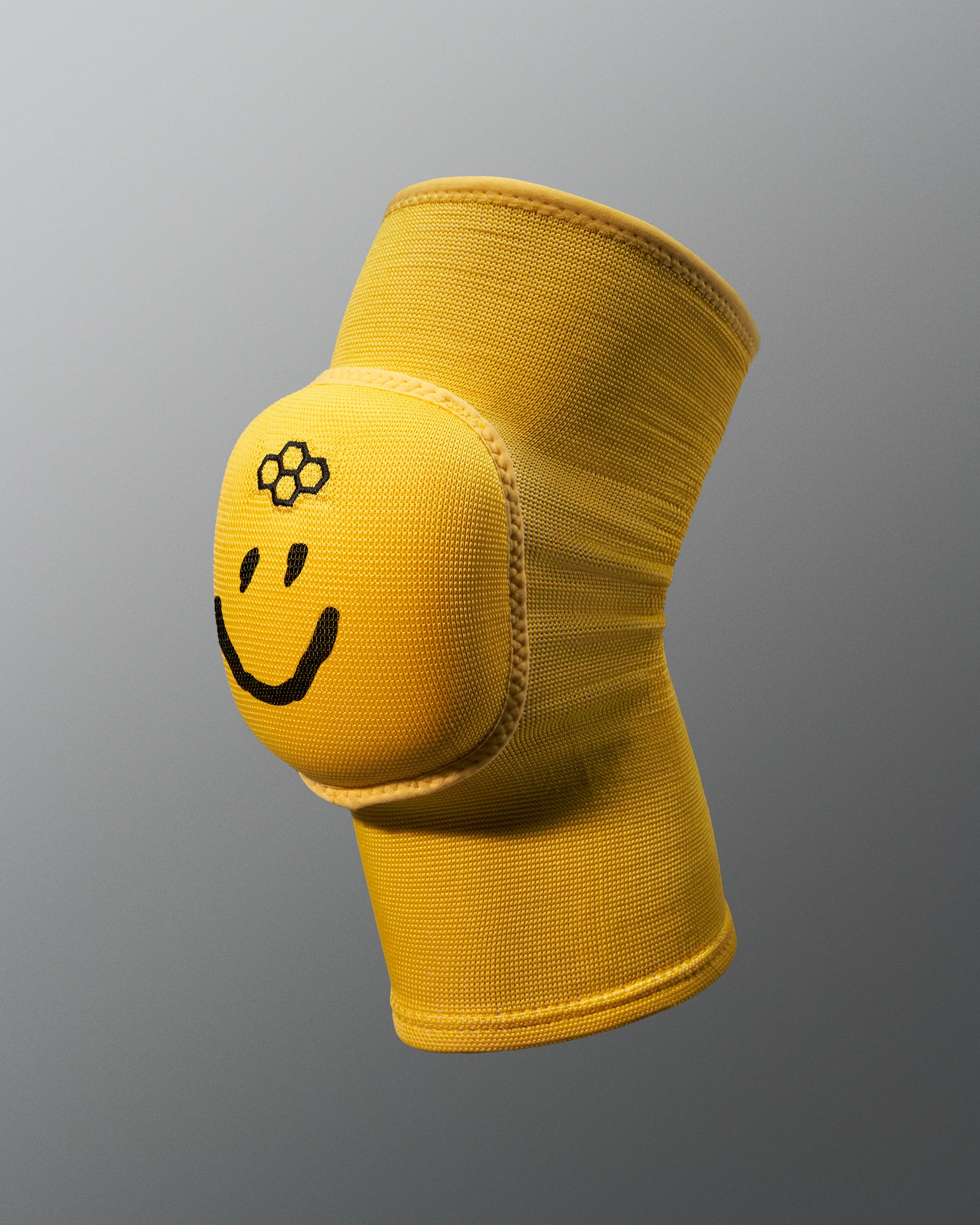 RUDIS Happy Knee Pads - Yellow - Best for Wrestling, Volleyball & MMA - Comfortable & Durable Knee Protection for Sports & Training