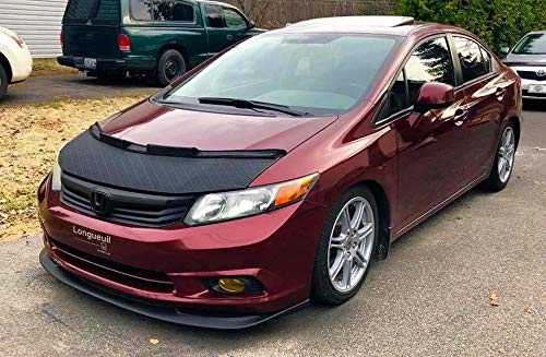 Diamond Car Hood Mask Bonnet Bra for 2012-2013 Honda Civic Coupe & Sedan | UV Protection & Custom Fit | Perfect for Road Trips & Car Shows