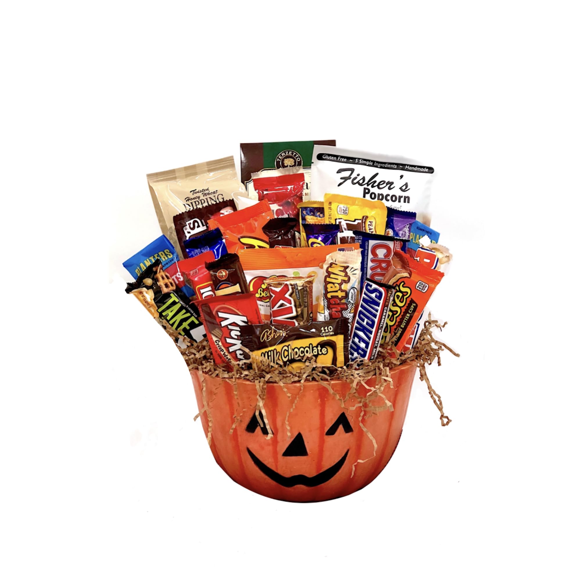 Halloween Gourmet Gift Basket - Artisan Chocolates, Cookies, Crunches & Snacks | Perfect for Business Gifts, Birthdays & Halloween Parties | Great for Trick-or-Treat Candy Handouts & Holiday Celebrations