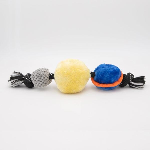 ZippyPaws RopeTugz Solar System Dog Toy - Durable Interactive Chew Toy for Small & Large Dogs | Perfect for Tug-of-War, Fetch & Outdoor Play | Space-Themed Pet Gift for Puppies & Adult Dogs