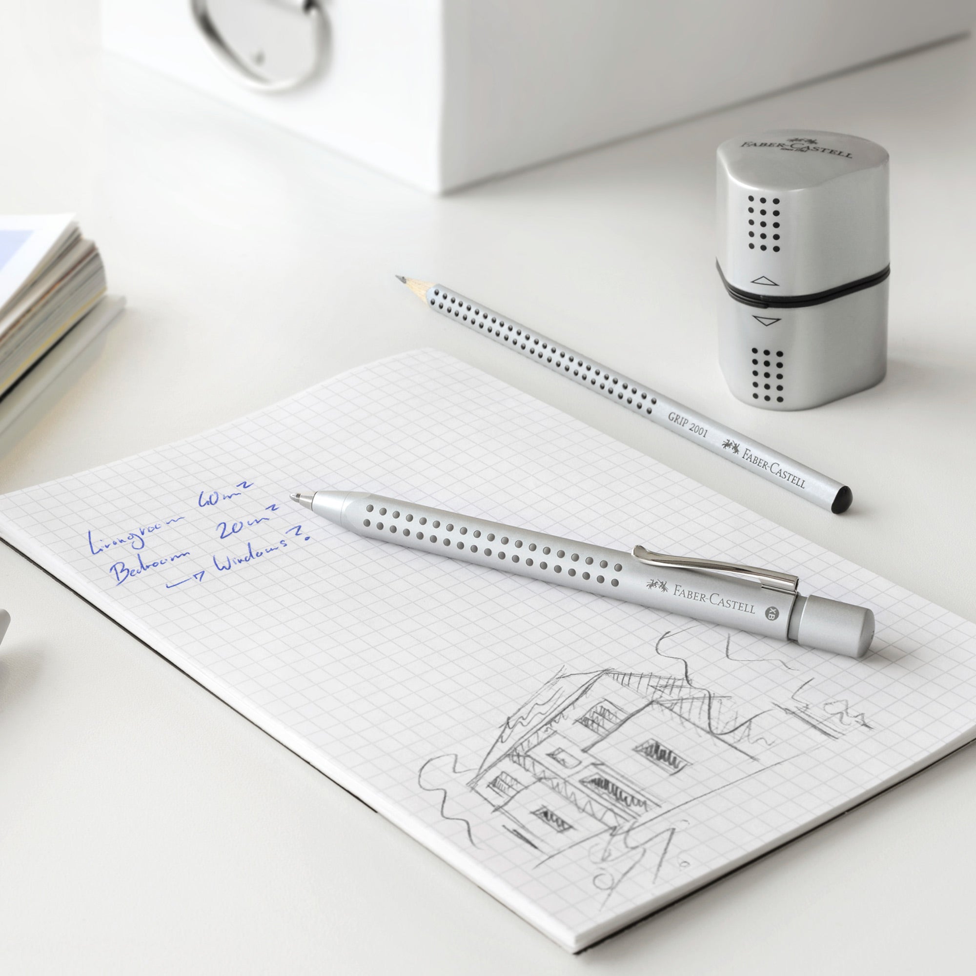 Premium 3-Hole Pencil Sharpener - Heavy Duty Metal Design for School, Office & Art Supplies - Perfect for Classroom, Homework & Sketching