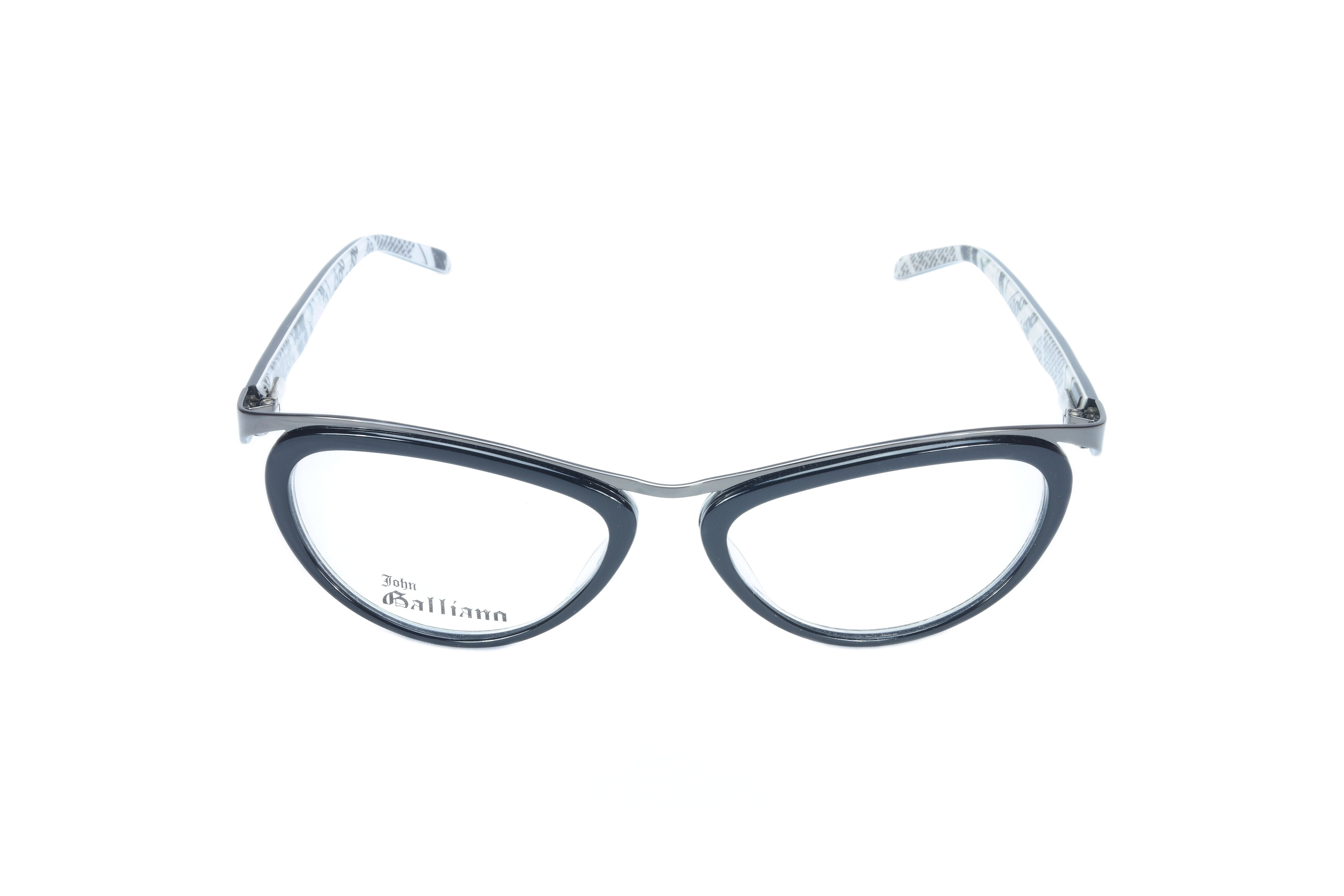 John Galliano JG5008 004 Acetate & Metal Eyeglass Frames - Handmade in Italy - Premium Designer Glasses for Men & Women - Perfect for Work, Reading & Fashion Accessories