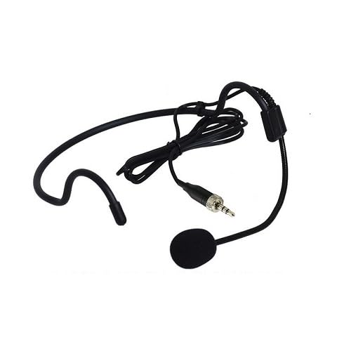 Replacement Headset Microphone for Sennheiser SK 100 G4 Wireless Bodypack Transmitter - Unidirectional Mic with Noise Cancellation (Black) - Perfect for Live Performances, Broadcasting & Conference Calls