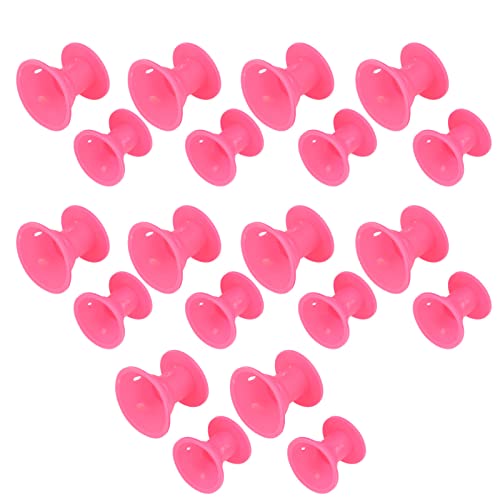 20Pcs Magic Hair Rollers - Mushroom Shaped No Damage Hair Curlers for Women, Overnight Sleep Hair Styling Tools for Wavy & Curly Hairstyles (Perfect for Home, Party & Wedding Styling)