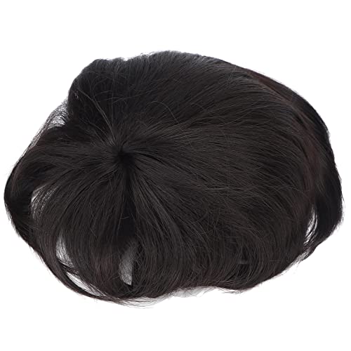 Heat Resistant Synthetic Toupee for Men - Realistic Hairpiece for Daily Wear, Cosplay & Halloween Parties - Perfect for Gentlemen's Fashion & Costume Events