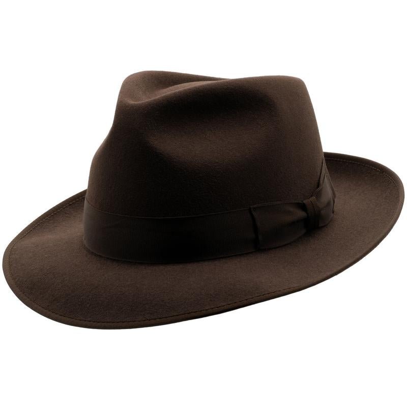 AKUBRA Stylemaster LODEN Felt Hat for Men - Classic Outback Fedora with Wide Brim - Perfect for Outdoor Adventures, Country Wear, and Formal Occasions