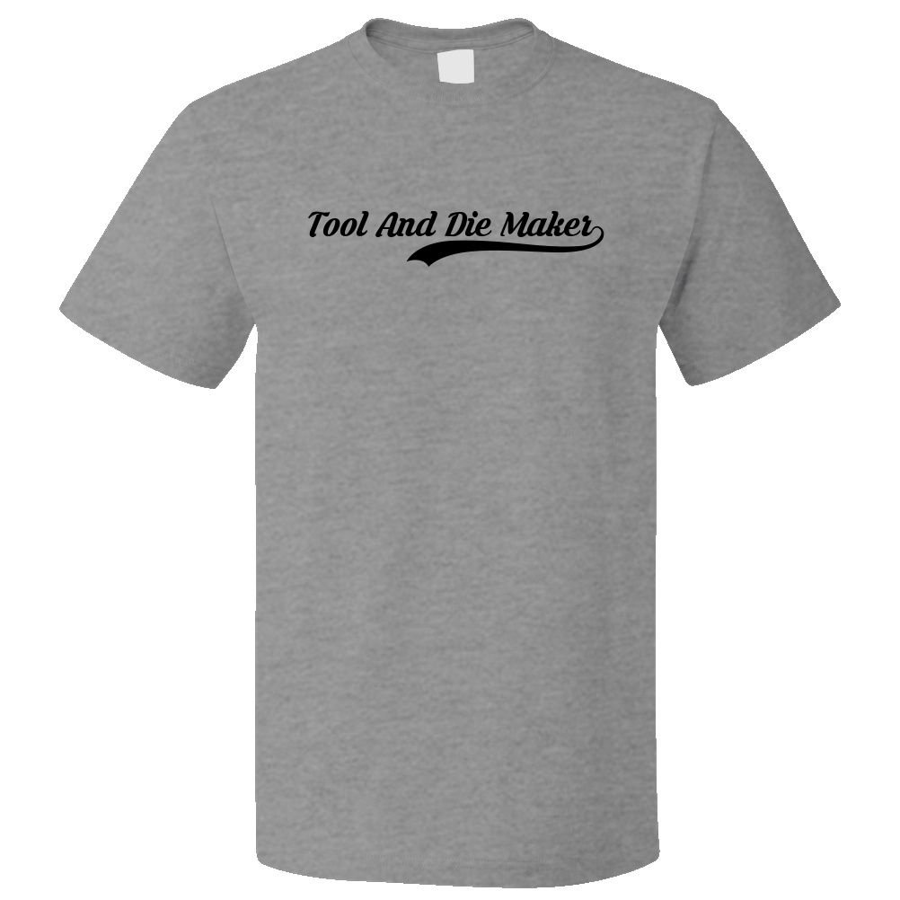 Funny Tool and Die Maker Retro Vintage T-Shirt - Old School Graphic Tee for Engineers & Machinists - Perfect for Work, Gifts & Casual Wear
