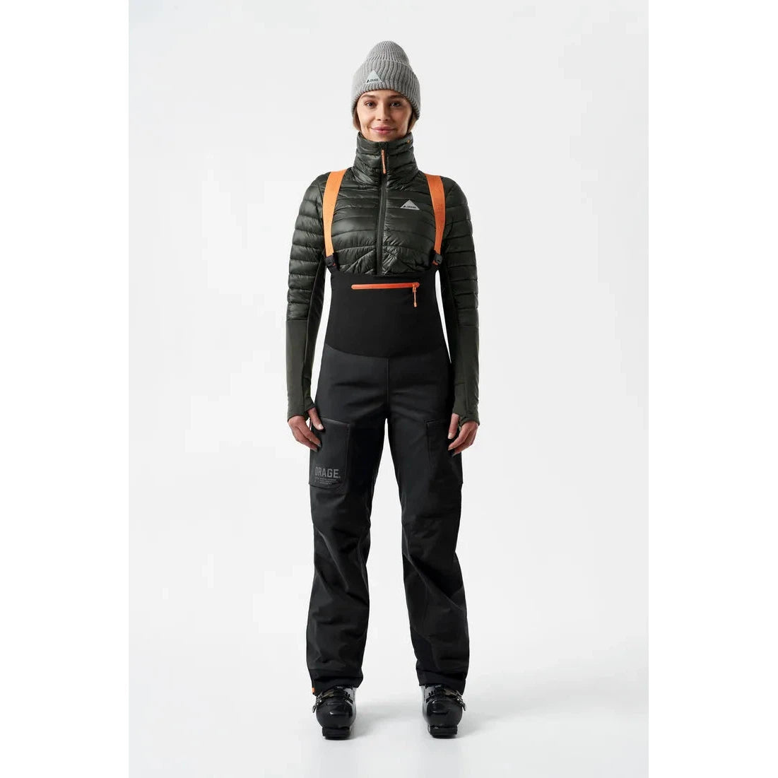 Orage Women's Mountain X Cliff 3L Bib Pant 2025 - Waterproof Ski & Snowboard Bib Overalls for Winter Sports & Outdoor Adventures