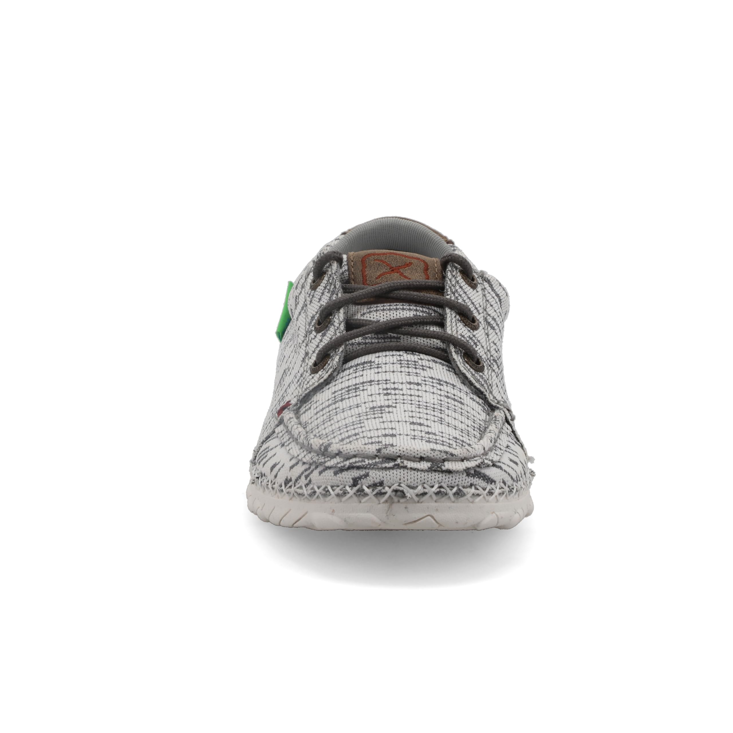 Twisted X Women's Zero-X Moc Toe Work Boots - White & Grey - Size 6.5 M - Comfortable & Durable for Outdoor Work, Hiking & Casual Wear
