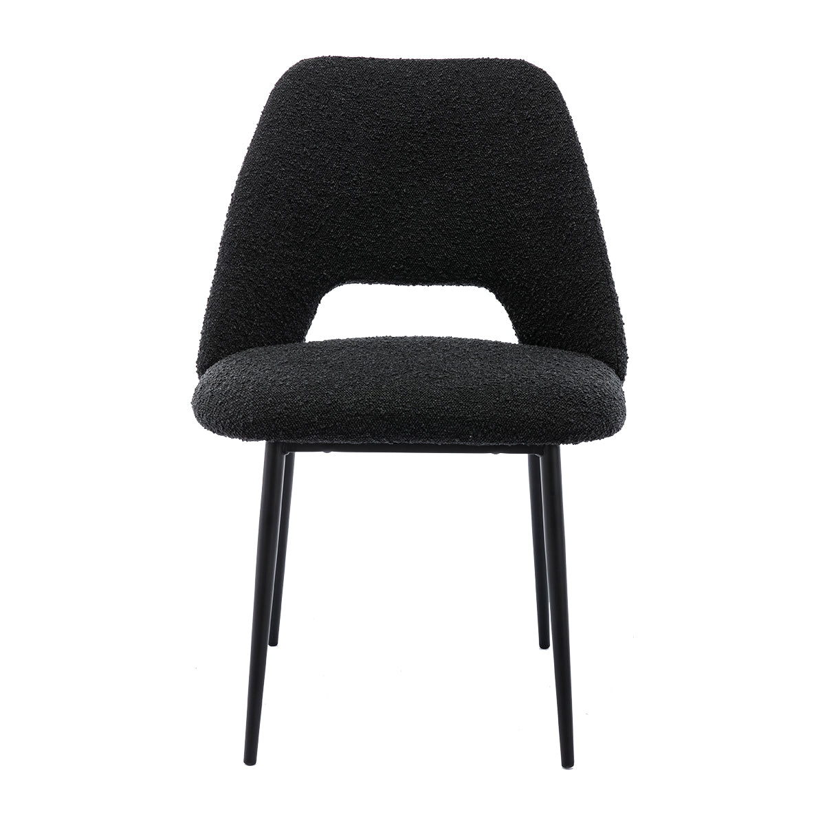 Belmont Boucle Dining Chair - Modern Upholstered Accent Chair for Kitchen, Dining Room & Office - Comfortable & Stylish Seating Solution