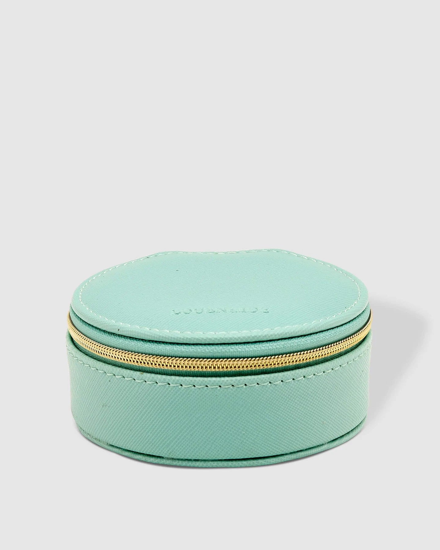Luxury Louenhide Sisco Mint Jewelry Box - Elegant Storage for Rings, Necklaces & Earrings - Perfect for Home, Travel & Gift Giving