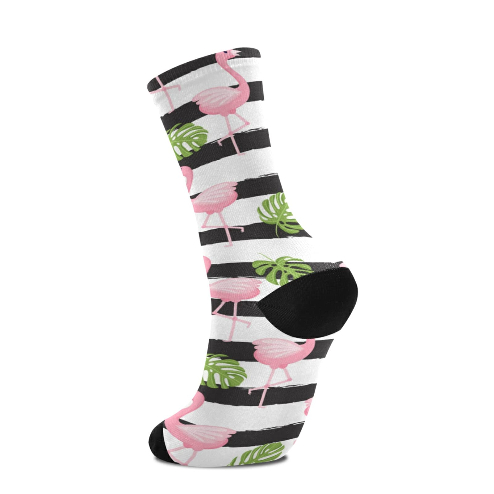 Oyihfvs Unisex Long Casual Athletic Crew Socks for Women & Men - Perfect for Running, Hiking, Sports & Everyday Comfort