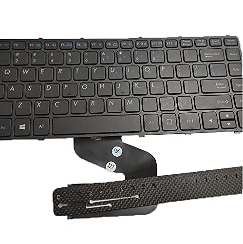 Getac S410 Laptop Replacement Keyboard - US Layout, Non-Backlit, Black Frame | Compatible with Getac S410 Rugged Laptop for Business & Outdoor Use