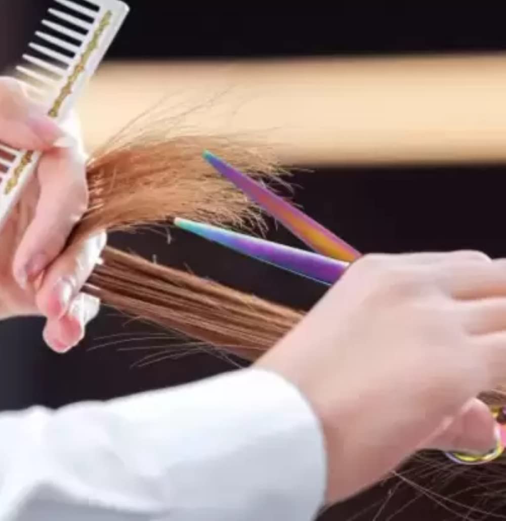 Professional Hair Cutting Scissors & Shears - Sharp Barber Shears for Precision Hair Trimming, Styling & Salon Use | Perfect for Hairstylists, Barbers & Home Haircuts