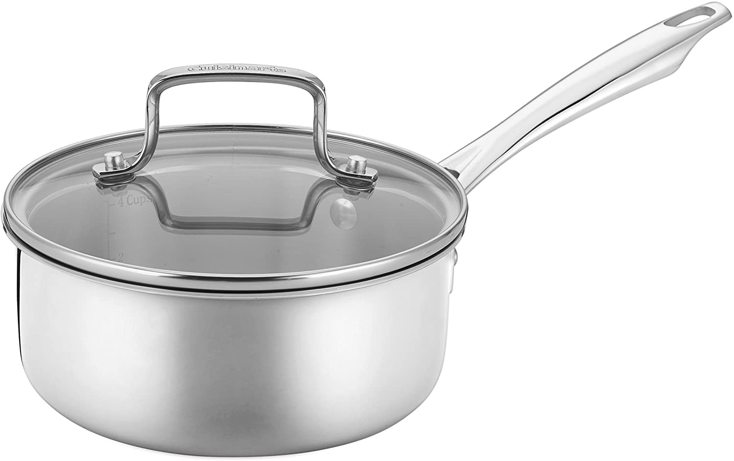 Premium Cuisinart Classic 10-Piece Stainless Steel Cookware Set - Saucepans, Saute Pans & Skillets with Drip-Free Tapered Rims & Cool Grip Handles | Nonstick Pots & Pans for Professional Cooking, Home Kitchen & Gift Giving