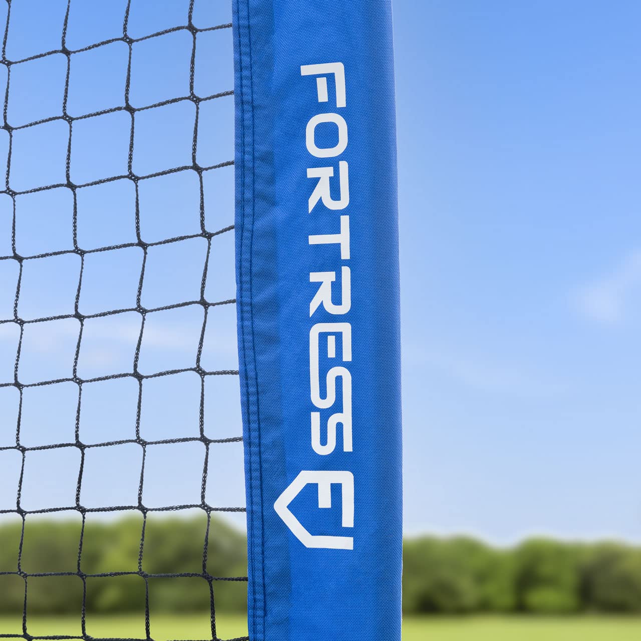 FORTRESS Pop-Up Baseball Backstop Net - Portable Pitching & Batting Practice Net for Baseball & Cricket Training | Perfect for Backyard, Field, and Indoor Use